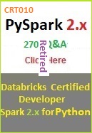 Databricks PySpark 2.x (Python Spark) Certification Exam